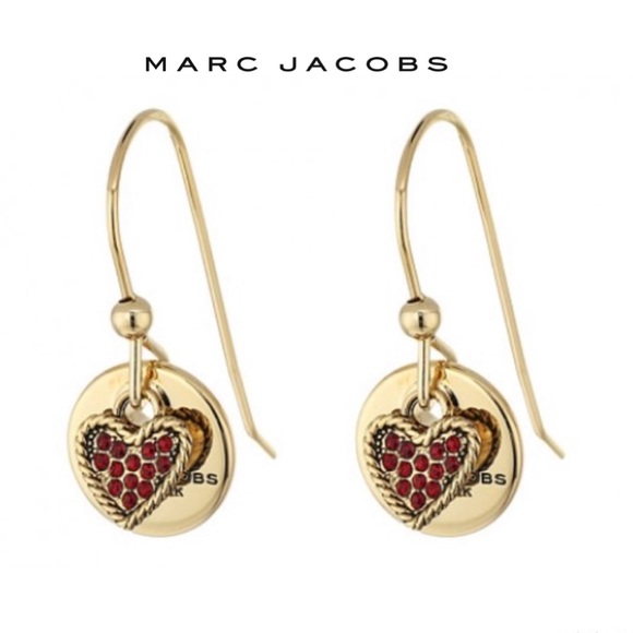 Marc Jacobs Heart Coin Earrings - Picture 1 of 6